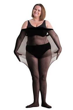 All Woman Plus Size Classic 20 Denier Strumpfhosen Größe 50–70 EINZELNES PAAR (as3, numeric, numeric_60, numeric_70, regular, regular, Schwarz, 60-70) von All Woman