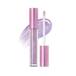 Glitzernder flüssiger Lippenstift, Antihaft-Cup-Lipgloss, hochwirksame Lippenfarbe mit übertragungssicherem Verschleiß, langlebiges und wasserfestes Lippenstift-Make-up für Frauen von Allbestaye