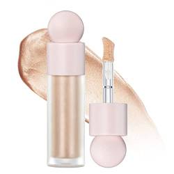 Liquid Highlighter, Polvo De Hadas Glitzer Gesichts Make-up Highlighter, Schimmer lange anhaltende seidige Creme Gesicht Highlighter Stick für Gesicht Augen Lippen Haare Körper Glow Kosmetik von Allbestaye