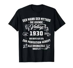 Vintage Der Mann Mythos Die Legende 1930 94. Geburtstag T-Shirt von Alle Geburtstags-T-Stück