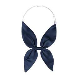 Allegra K Damen Verstellbare Vorgebundene Bowknot Einfarbig Fliegen Krawatten Navy Blau 15 x 29 cm von Allegra K