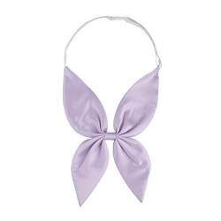 Allegra K Damen Verstellbare Vorgebundene Bowknot Einfarbig Fliegen Krawatten Rosa Violett 15 x 29 cm von Allegra K