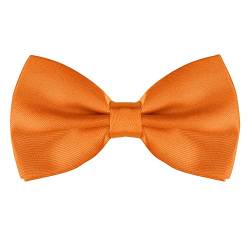 Allegra K Herren Bowtie Solid Tuxedo Pre-Tied Verstellbar Riemen Fliegen Orange One Size von Allegra K