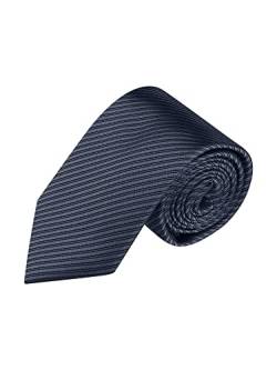 Allegra K Herren Einfarbig Schmale Streifen Krawatte 145 cm Navy blau One Size von Allegra K