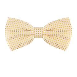 Allegra K Herren Polka Dots Vorgebundene Formale Party Bowtie Fliegen Hellgelb One Size von Allegra K