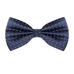 Allegra K Herren Polka Dots Vorgebundene Formale Party Bowtie Fliegen Marineblau Weiß One Size von Allegra K