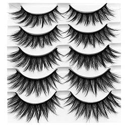 3D Lashes Falsche Wimpern Natürlich Künstliche Wimpern 100% Handgefertigt Voluminöse Dicke Kleber Wimpern von Allence