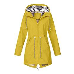 Allence Damen Outdoorjacken Wasserdichter Regenjacke Regenmantel Mit Kapuze Windproof Jacke Windbreaker üBergangsjacke Outdoorjacke Wetterschutz Funktionsjacke wasserdichte von Allence