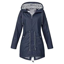 Allence Damen Outdoorjacken Wasserdichter Regenjacke Regenmantel Mit Kapuze Windproof Jacke Windbreaker üBergangsjacke Outdoorjacke Wetterschutz Funktionsjacke wasserdichte von Allence