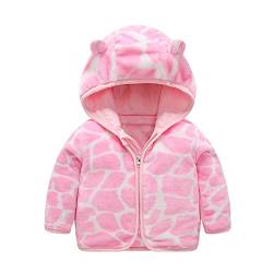 Neugeborenes Baby Mädchen Fleecejacke Herbst PlüSchjacke Winter Fleece Jacke Mit Kapuze Reißverschluss Kapuzenmantel Umhangjacke Dicke Warme Kleidung Oberbekleidung Wollfleece Wintermäntel von Allence