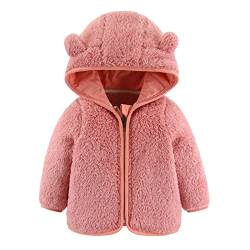 Neugeborenes Baby Mädchen Fleecejacke Herbst PlüSchjacke Winter Fleece Jacke Mit Kapuze Reißverschluss Kapuzenmantel Umhangjacke Dicke Warme Kleidung Oberbekleidung Wollfleece Wintermäntel von Allence