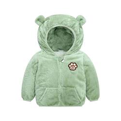 Neugeborenes Baby Mädchen Fleecejacke Herbst PlüSchjacke Winter Fleece Jacke Mit Kapuze Reißverschluss Kapuzenmantel Umhangjacke Dicke Warme Kleidung Oberbekleidung Wollfleece Wintermäntel von Allence