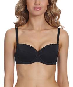 Alles Eleganter Damen Bügel BH Elena II (Schwarz, 80 G) von Alles