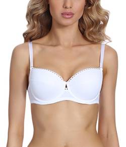 Alles Eleganter Damen Bügel BH Elena II (Weiß, 80 G) von Alles