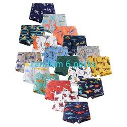 Allmeingeld Baby Jungen Shark Boxershorts sortierte Shorts Dinosaurier Trunk 4T von Allmeingeld