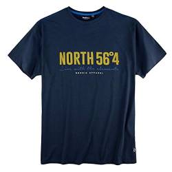 Allsize North 56°4 by T-Shirt Logoprint Navy XXL, Größe:7XL von Allsize