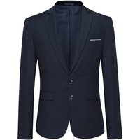 Allthemen Anzugsakko Herren 1 Knopf Blazer mit klassischem Reverskragen von Allthemen