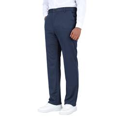 Allthemen Herren Anzughose Straight Stretch Businesshose Slim Fit Anzug Hose für Herbst Blau 29 von Allthemen