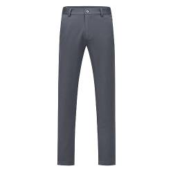 Allthemen Herren Anzughose mit Stretchkomfort Slim Fit Anzug Straight Hose für Business Grau 3XL von Allthemen