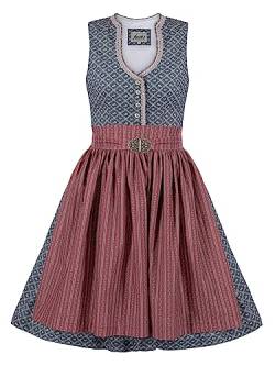 Almbock Dirndl Trachtenkleid | Dirndl Midi für Damen in der Farbe grau Made in Germany | Trachtenkleid Midi für Verschiedene Anlässe Größe 32 von Almbock