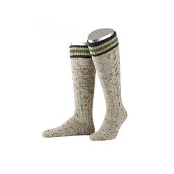 Almbock bayerische Trachten Socken für Herren - in braun meliert und den Größen 40 41 42 43 44 45 46 47 - verwendbar als alpin Strümpfe von Almbock