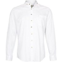 Almsach Trachtenhemd Hemd Stehkragen LF133 weiß (Slim Fit) von Almsach