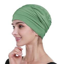 Alnorm Bambus Chemo Kopfbedeckung Kopfwickel für Krebspatienten - warm, Rose, Einheitsgröße von Alnorm