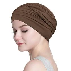 Alnorm Chemo-Kopfbedeckungen Hüte für Frauen mit Krebs Braun von Alnorm