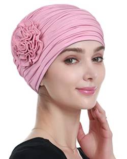 Alnorm Head Beanie Geschenke für Krebspatienten Frauen die eine Chemo durchlaufen Hell-Pink von Alnorm