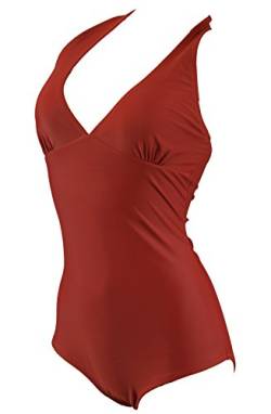 Aloha-Beachwear Damen Badeanzug A6010 Rot Gr. 38 von Aloha-Beachwear