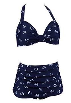 Aloha-Beachwear Damen Bikini A1010 Blau Gr. 38 von Aloha-Beachwear