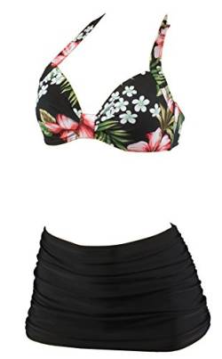 Aloha-Beachwear Damen Bikini A1024 Mehrfarbig Gr. 44 von Aloha-Beachwear