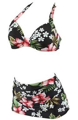 Aloha-Beachwear Damen Bikini A1026 Mehrfarbig Gr. 38 von Aloha-Beachwear