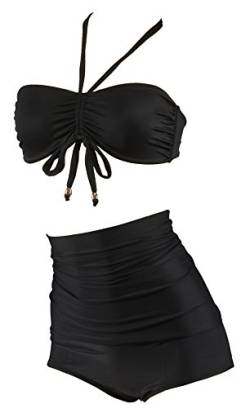 Aloha-Beachwear Damen Bikini A2006 Schwarz Gr. 38 von Aloha-Beachwear