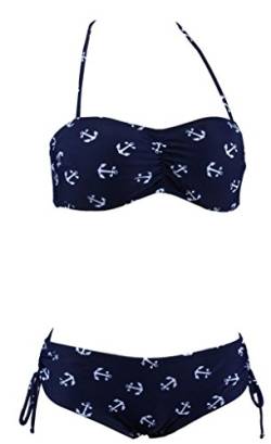 Aloha-Beachwear Damen Bikini A4003 Blau Gr. 40 von Aloha-Beachwear