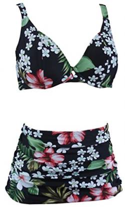 Aloha-Beachwear Damen Bügel-Bikini A1409 Mehrfarbig Gr. 44 von Aloha-Beachwear