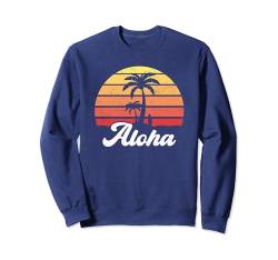 Aloha Hawaii Hawaii Island Shirt Palme Surfboard Strand Sweatshirt von Aloha Hawaii Hawaiian Island Shirt Palm Beach Surf