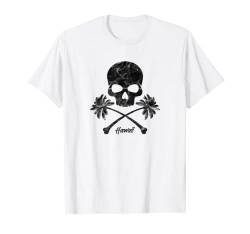 Hawaii Skull N Bones Palme T-Shirt von Aloha Joe's Hawaii