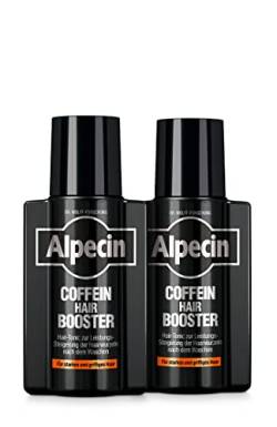 Alpecin Coffein Hair Booster - 2 x 200 ml - Hair-Tonic zur Leistungssteigerung der Haarwurzeln nach dem Waschen | Unterstützt das Haarwachstum von Alpecin