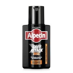 Alpecin Grey Attack MAX Coffein & Color Shampoo - 1 x 200 ml - Schrittweise dunkleres und stärkeres Haar | Extra starke Farbleistung | Erblich bedingtem Haarausfall wird vorgebeugt von Alpecin
