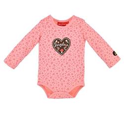 BONDI Body langarm ´Herzilein´, soft rose 68 Tracht Baby Mädchen Artikel-Nr.86677 von Alpenglück