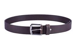 Alpenleder Ledergürtel LECH – Robuster Echt Leder Gürtel – 40mm kürzbar Vollledergürtel aus Büffelleder Braun für Damen Herren (Koffee, 110 cm) von Alpenleder