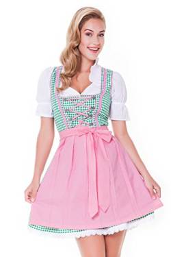 Alpenmärchen 3tlg. Dirndl-Set - Trachtenkleid inkl. Bluse, Schürze, Gr.40 - ALM745 von Alpenmärchen