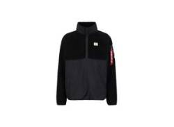 Anorak ALPHA INDUSTRIES "ALPHA Men - Utility Jackets Teddy Nylon Anorak" Gr. L, schwarz (black) Herren Jacken Regenjacken von Alpha Industries