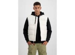 Blouson ALPHA INDUSTRIES "ALPHA Men - Vests Puffer Vest LW" Gr. 2 XL, weiß (jet stream white) Herren Jacken Übergangsjacken von Alpha Industries