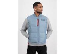 Blouson ALPHA INDUSTRIES "ALPHA Men - Vests Puffer Vest LW" Gr. XL, bunt (greyblue) Herren Jacken Übergangsjacken von Alpha Industries