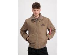 Bomberjacke ALPHA INDUSTRIES "ALPHA Men - Bomber & Flight Jackets CWU Jet Blast" Gr. 2 XL, grau (taupe) Herren Jacken Übergangsjacken von Alpha Industries