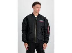 Bomberjacke ALPHA INDUSTRIES "ALPHA Men - Bomber & Flight Jackets MA-1 NASA Skylab" Gr. M, rot (black, magenta) Herren Jacken Übergangsjacken von Alpha Industries