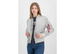 Bomberjacke ALPHA INDUSTRIES "ALPHA Women - Bomber & Flight Jackets MA-1 VF 59 Wmn" Gr. S, grau (grey) Damen Jacken Übergangsjacken von Alpha Industries