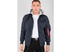 Bomberjacke ALPHA INDUSTRIES "MA-1 TT HOOD" Gr. S, blau (rep blue) Herren Jacken Übergangsjacken von Alpha Industries